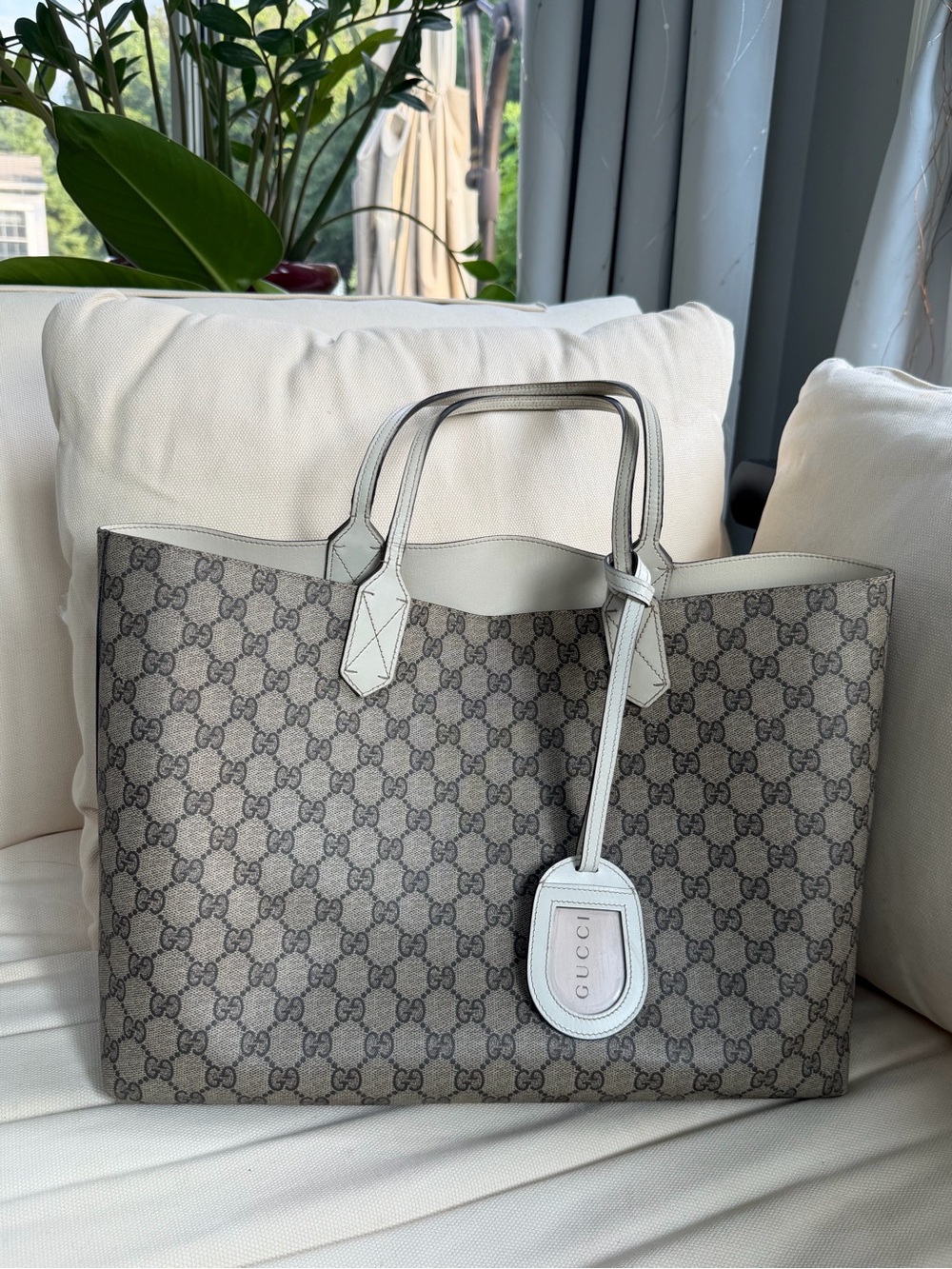 Gucci Reversible GG Supreme Monogram Tote